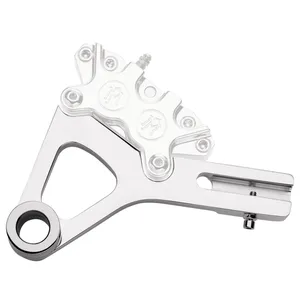 PM, Soporte de pinza trasero de 4 pistones, 11.5". Cromado