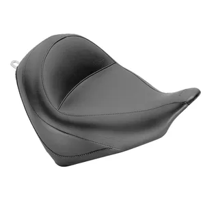 Asiento individual de touring ancho vintage Mustang negro liso <span style="color: red;font-size: 0,5em">- PEDIDO ESPECIAL -</span>