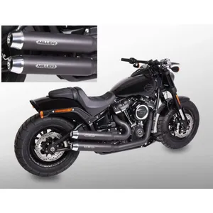 Miller, Bronco sistema de escape 2-2. Euro 4. Negro mate