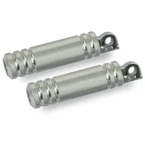 Pernos de pie de aluminio estriado. Diámetro pequeño. Pulido