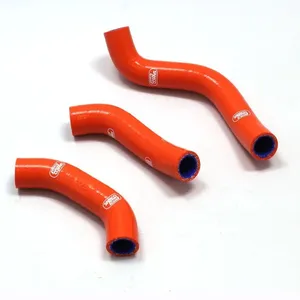 Kit de mangueiras de radiador - mangueiras silicone laranja