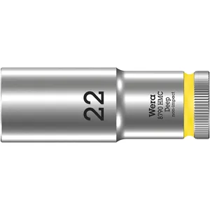 Wera, llave de vaso profunda de 22 mm