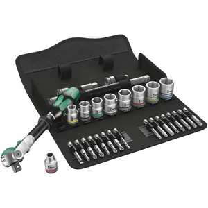 Juego de carraca Wera Zyklop 29 uds. accionamiento 3/8" medidas métricas