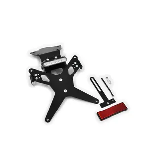 Soporte de matrícula Zieger X-Line negro