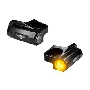 HeinzBikes, Nano debajo de las intermitentes de manillar. Negro con PL