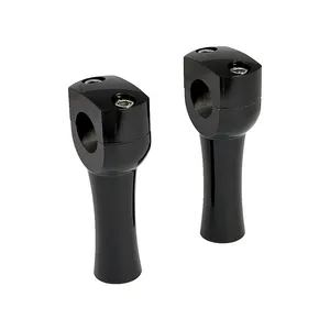 Elevadores abombados Dighton de 4". Negro