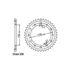 Piñón trasero JT 1340.44