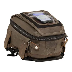 Burly Voyager, bolsa de depósito/cola de lona encerada roble oscuro
