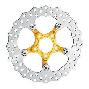 Disco de freno Arlen Ness, 'Spider' de 11.5". FR/RR. Oro