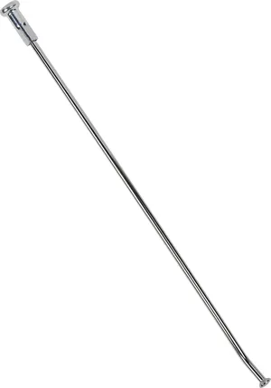 Par de radios de acero cromados brillantes para rueda de motocicleta