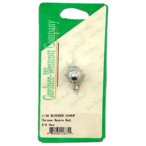Tapa acorn hexagonal para tornillo de purga de 7/16 pulg.