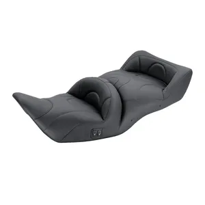 Asiento de turismo Mustang de 1 pieza para 2 personas calefactado negro liso