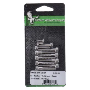 Kit de tornillos de control de manillar, Allen de acero inoxidable <span style="color: red;font-size: 0,5em">- PEDIDO ESPECIAL -</span>