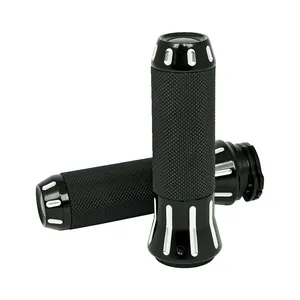 Par de puños Cobra de aluminio forjado con acabado negro mate