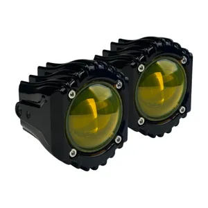 Custom Dynamics, luces antiniebla LED Shark Demon. Amarillo