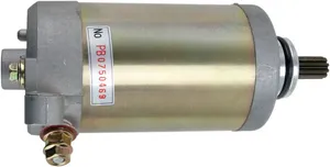 Motor de arranque eléctrico para motocicleta vista frontal