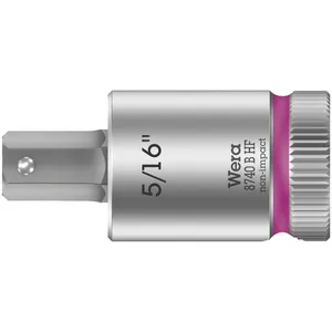 Bit hexagonal Wera Zyklop 3/8" con función de sujeción tallas US