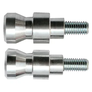 BIKE-LIFT, bobbins traseros de aluminio de 10 mm, transparentes
