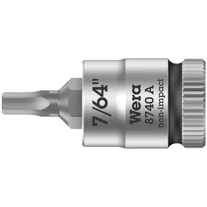 Puntera hexagonal Wera Zyklop 1/4" - medidas US