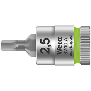 Wera Zyklop puntas de vaso hexagonales 1/4" - Métrica