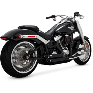 Escape Vance & Hines, Shortshots escalonado PCX. Negro