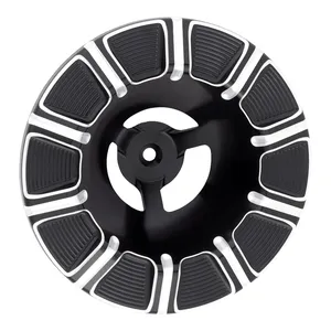 Arlen Ness, tapa de filtro de aire Velocity 10-Gauge 65°/90°. Negro