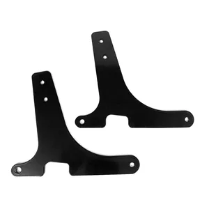 Westland Customs, placas laterales para sissy bar. Negro