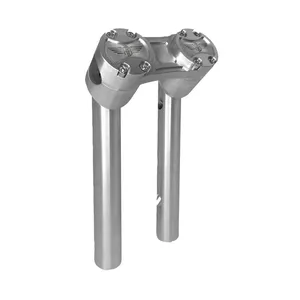 HeinzBikes, manillares pullback Clubstyle de 6". Plateado/Plateado