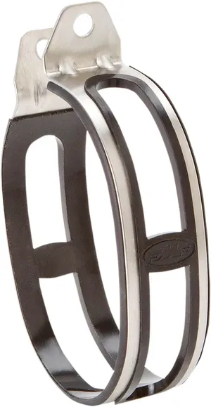 Two-stroke silencer fixing clamp