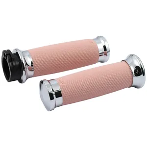 Empuñaduras Avon Custom Contour, cromo/rosa