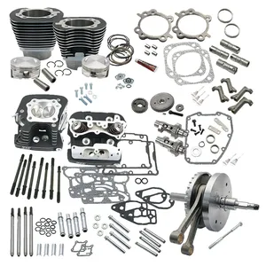 S&S, kit de puesta a punto para caliente 124" Twin Cam Softail con culatas. Negro <span style="color: red;font-size: 0,5em">- PEDIDO ESPECIAL -</span>