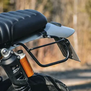 Soporte para alforjas LongRide. Negro