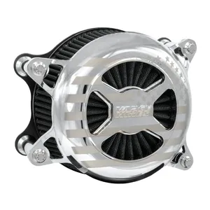 Vance & Hines, conjunto de filtro de aire VO2 America. Cromado