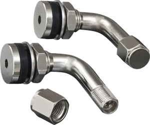 Válvula de 90° metálica para Harley-Davidson