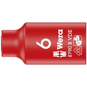 Llaves de vaso VDE 8790B de 3/8" Wera Zyklop