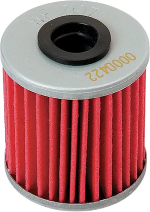 Filtro de aceite cilíndrico para motocicleta