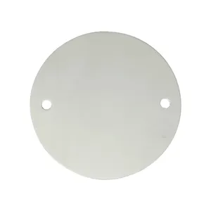 Tapa de punto plano. Cromado