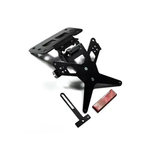Soporte de matrícula Zieger X-Line negro