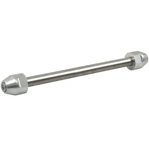 Eje de rueda con punta de aluminio mecanizado de 3/4" Softail. Trasero. 39cm