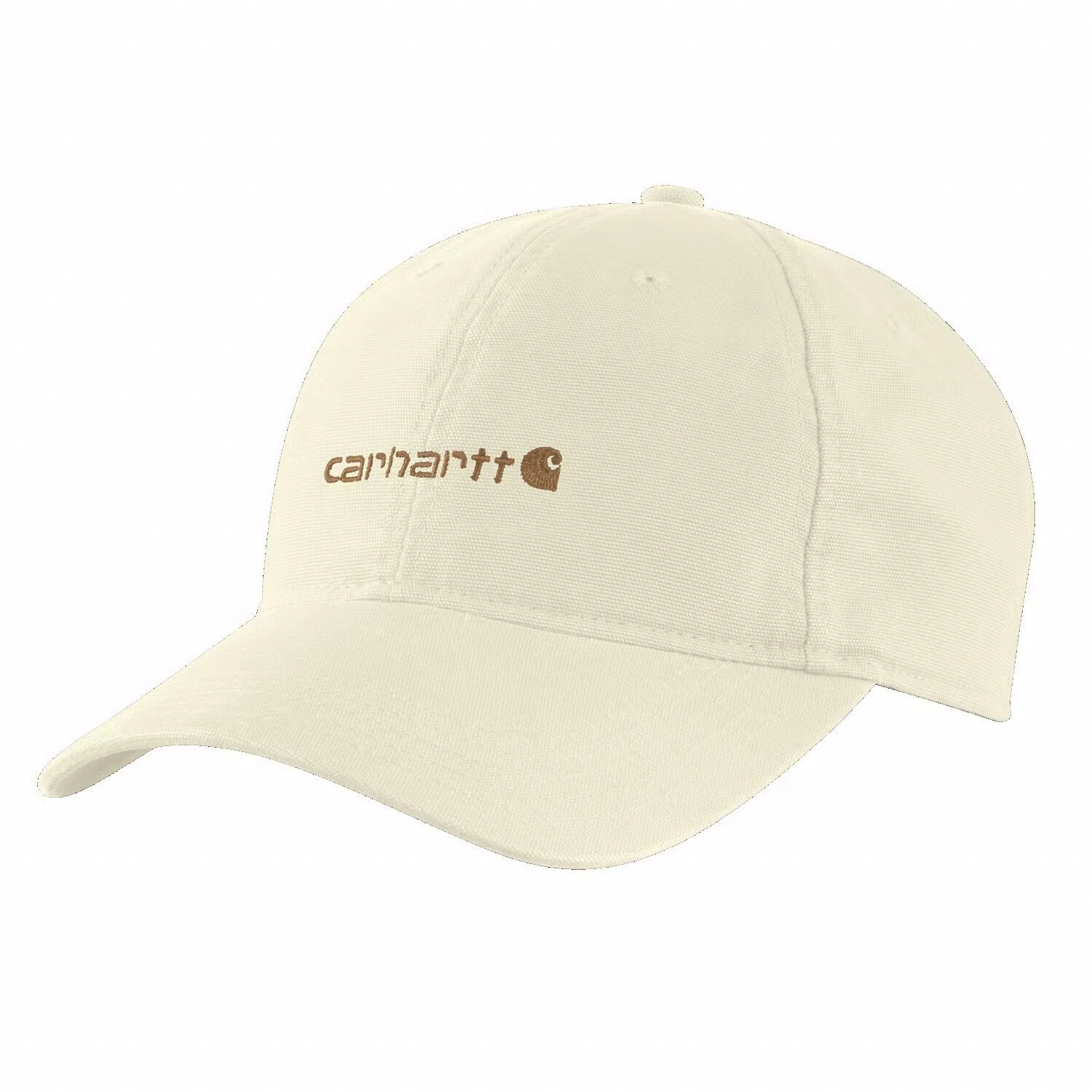Gorra de lona Carhartt sin teñir color crudo con gráfico frontal