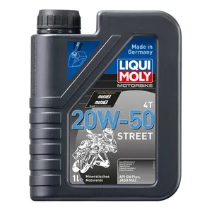 Liqui Moly, Aceite de motor 4T 20W-50 Street. 1 litro