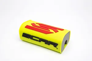 Almohadilla O² de manillar sobredimensionado - Protectores oversize O2 amarillo flúor