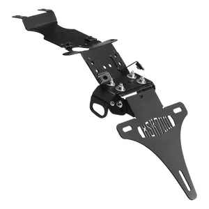 C-Racer, soporte de matrícula. Negro