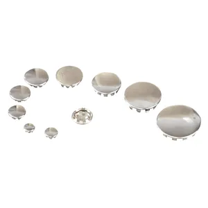 Tapones GW de presión 5/16", cromados <span style="color: red;font-size: 0,5em">- PEDIDO ESPECIAL -</span>