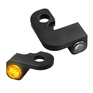 HeinzBikes, intermitentes Nano debajo del manillar. Negro sin PL