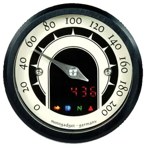 Motogadget, Motoscope Tiny. Speedster. Bisel negro