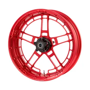 Arlen Ness, llanta fatline 18 x 5.5". Rojo