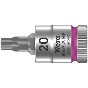 Wera Zyklop puntas de vaso Torx® 1/4" con función de retención
