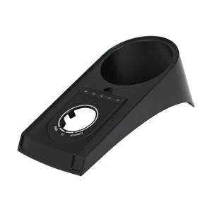 Cubierta de tablero de aluminio fundido, estilo 00-10. Negro brillante