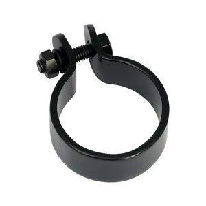 Abrazadera media de silenciador 1-1/2" negro